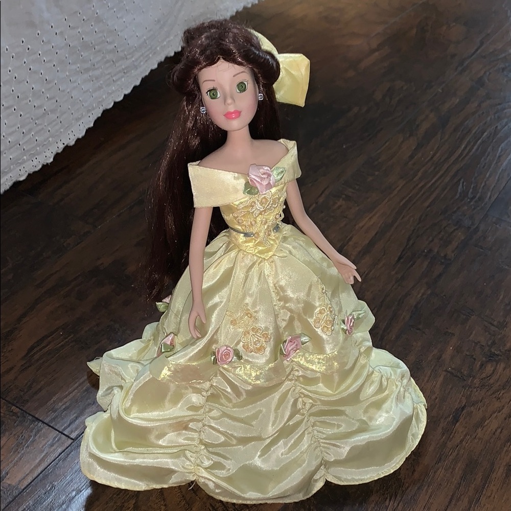 Disney Princess Doll in Yellow and Pink Gown